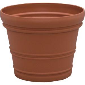 アイリスオーヤマ バレンシアポット ブラウン 15号