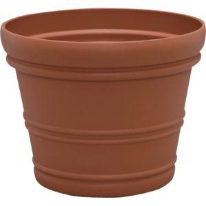 アイリスオーヤマ バレンシアポット ブラウン 17号