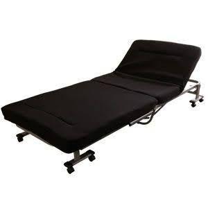 折りたたみソファベッド ブラック/シルバー OTB-SFN メーカー直送・代引不可