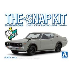 アオシマ 64641 ザ☆スナップキット 18-A ニッサン C110スカイラインGT-R シルバー