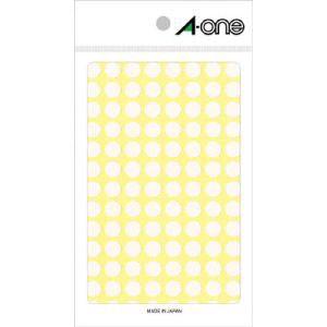 【メール便選択可】エーワン 7010 カラーラベル 丸型 9mmΦ 白