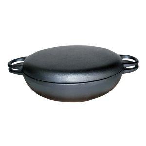 及源鋳造 クックトップ 煮込み鍋 丸浅型 24cm 2.1L 南部鉄器 及源 CT