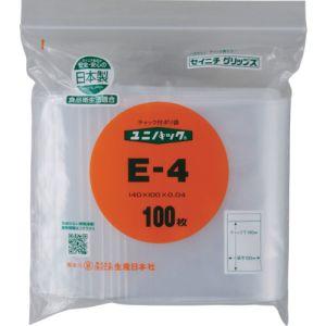 セイニチ E-4-100 ユニパック E-4 140×100×0.04 100枚入