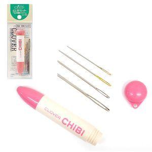 【メール便選択可】クロバー とじ針セット CHIBI 55-082