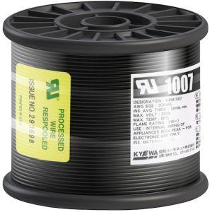 KYОWA UL1007 AWG20 100M BK UL耐熱ビニル絶縁電線 UL1007 AWG2...