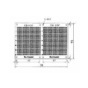 【メール便選択可】サンハヤト ICB-93W 小型ユニバーサル基板 Sunhayato