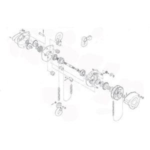 【メール便選択可】キトー J1PW01-016010 チェーンブロック キトーマイティM3形 CB005用部品 ワリピン1.6×10