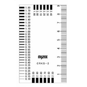 【メール便選択可】マイゾックス CRKS-2 クラックスケール 黒
