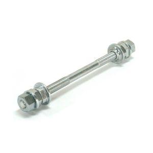 自転車ハブ 4個セット 金属製②/2 後半 前ハブ芯セット5／16（2分5厘／145mm）13mmナット