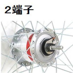 ステンレスリム 27x1 3/8 ハブダイナモJ1端子 : サイクルランドナニワ