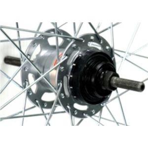 ステンレスリム 26x1 3/8 内装3段ローラーブレーキ仕様 軸長182mm