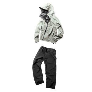 マック AS-5130 フレックスフィットレインスーツ グレー S