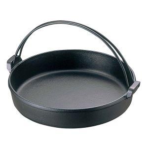 岩鋳 南部 鉄 すきやき鍋 ツル付 24cm 20038 IH対応 ガス火対応 調理
