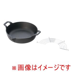 南部鉄器　池永　三厳堂の南部鉄鍋2台セット 送料無料 ◇ 南部鉄器 三厳堂 鍋 30 cm 3個セット すき焼き