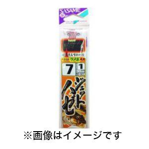 【メール便選択可】ささめ針 ジェットハゼ 糸付 7号 ハリス 1 G-002