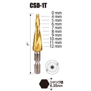 ウイニングボアー CSD-1T コバルトステップドリル スパイラルカットシステム WinningBore