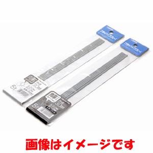 【メール便選択可】ウェーブ OM-253 プラ=パイプ グレー 肉厚 径5.5mm 5本入 WAVE｜akibaoo