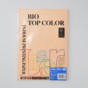 伊東屋 BT415 バイオトップカラーA4 160g 50枚 サーモン