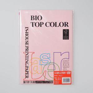 伊東屋 BT331 バイオトップカラーA4 120g 50枚 フラミンゴ