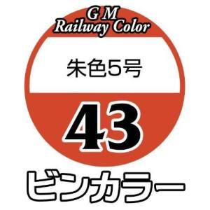 グリーンマックス 鉄道カラー C-43 朱色5号