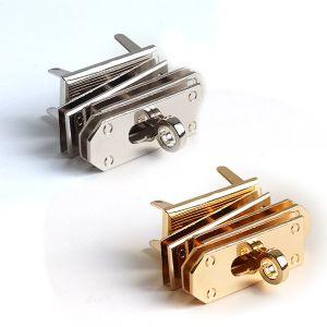 【メール便選択可】INAZUMA イナズマ ケリーバッグ風足折れ金具 ゴールド H16mm×W42m...