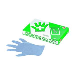 東京パック エンボスエコノミー手袋 五本絞り #28 Mサイズ 1箱 200枚入