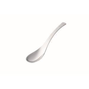 【メール便選択可】カンダ 燕舞 18-8 槌目深レンゲスプーン