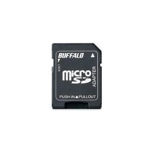 【メール便選択可】バッファロー BSCRMSDA microSDカード/SDメモリーカード変換アダプ...