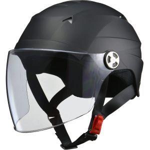 リード工業 RE41 シールド付ハーフヘルメット マット/BK  LLサイズ LEAD｜akibaoo