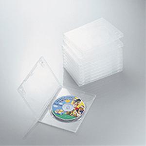 DVDトールケース(10枚パック・クリア) CCD-DVD03CR｜akibaoo