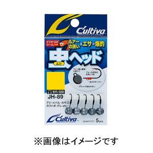 【メール便選択可】オーナーばり 虫ヘッド 3号 11788 JH-89｜akibaoo