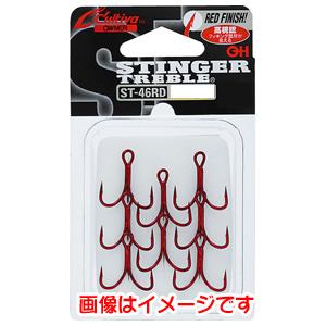 【メール便選択可】オーナー ST-46RD スティンガートリプルフック 8号 11629