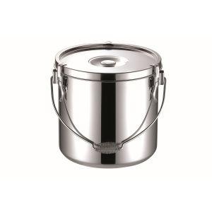 仔犬印 19-0ステンレス給食用食缶27cm 本間製作所 57327 : 新潟
