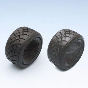 ABCホビー 25805 Mシャーシ用AS28ラジアルタイヤ 2個入/インナースポンジ付