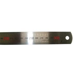 【メール便選択可】シンワ測定 14028 直尺 ステン 30cm 赤数字入 JIS