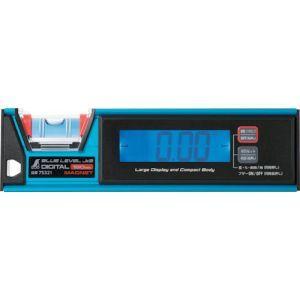 シンワ測定 75321 ブルーレベル Jr. 2 デジタル 180mm 防塵防水 マグネット付