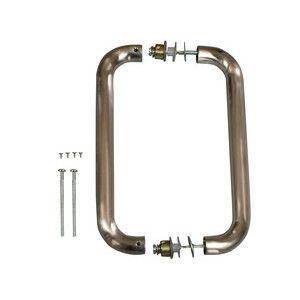 ハイロジック 030912 ステンレス両面ハンドル 300mm HL 1組入 00030912-00...