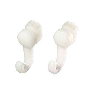 【メール便選択可】ハイロジック 58053 丸型用フック壁面用固定ホワイト 00058053-001