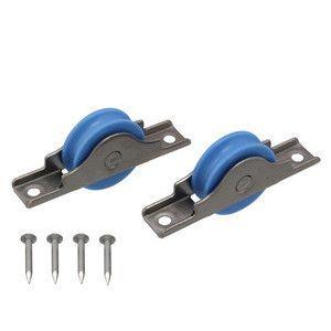 ハイロジック 72591 LP戸車 ステン枠 30mm 丸 2個入 00072591-001