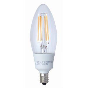 東京メタル工業 LDC4LCD40E12TM シャンデリア球LED 調光対応 40W相当 E12口金｜akibaoo