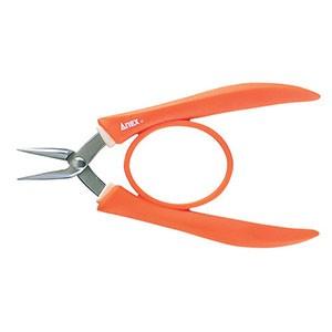 アネックス 252 ステンレス製精密ラバーグリップヤットコ 片丸 135mm ピンセットおまけ付 Anex 兼古製作所