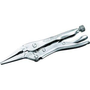 【メール便選択可】ロブテックス VL150 エビ バイスプライヤ ロングノーズタイプ カッター付 165mm