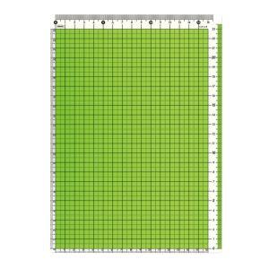 【メール便選択可】共栄プラスチック CPK-B5-G カラー方眼下敷 B5判 グリーン