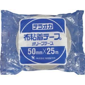 寺岡製作所 145 GY-50X25 カラーオリーブテープ 145 灰 50mmX25M
