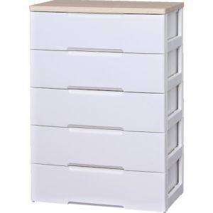 アイリスオーヤマ HG-805 ウッドトップチェスト ホワイト ペアー メーカー直送  沖縄 離島不可