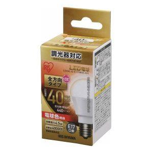 アイリスオーヤマ LDA5L-G-E17/W/D-4V1 LED電球 E17 全方向 調光 40形相...