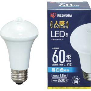 アイリスオーヤマ LDR9N-H-SE25 LED電球人感センサー付 E26 60形相当 昼白色 8...