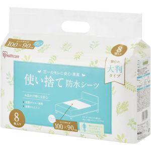 アイリスオーヤマ TS-S8 297519 使い捨て防水シーツ大判タイプ ショートサイズ 8枚入