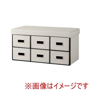 アイリスオーヤマ SST6H-76 3WAY引き出し収納ボックス 引き出し6つタイプ グレー