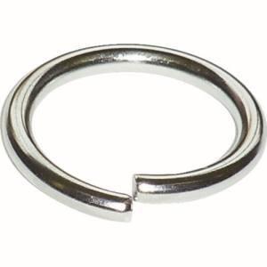 【メール便選択可】ニッサチェイン P-205 ステンレスリング2.3×13mm 6個入